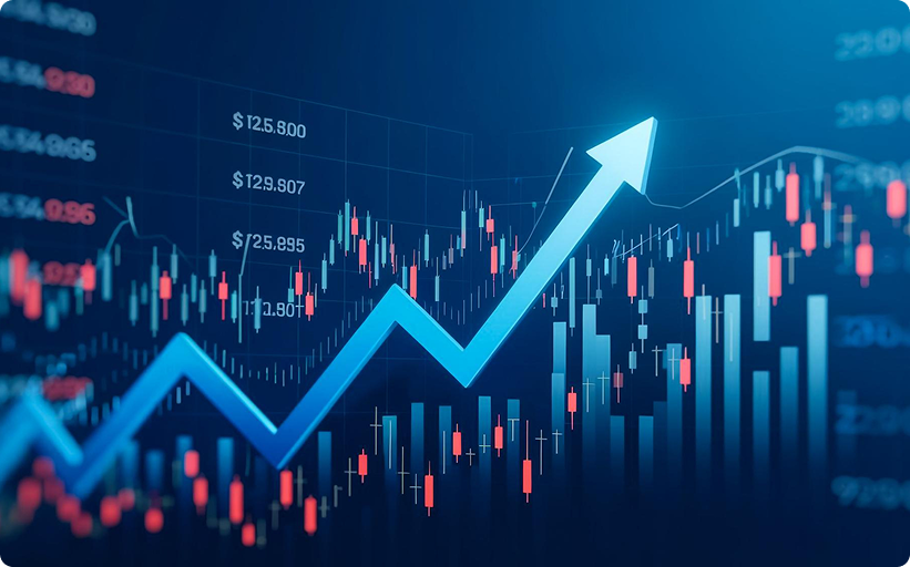 SX40 benchmark index — market growth visualization